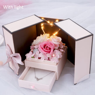 Pink Lamp Gift Box  Valentine's Day Creative Gift
